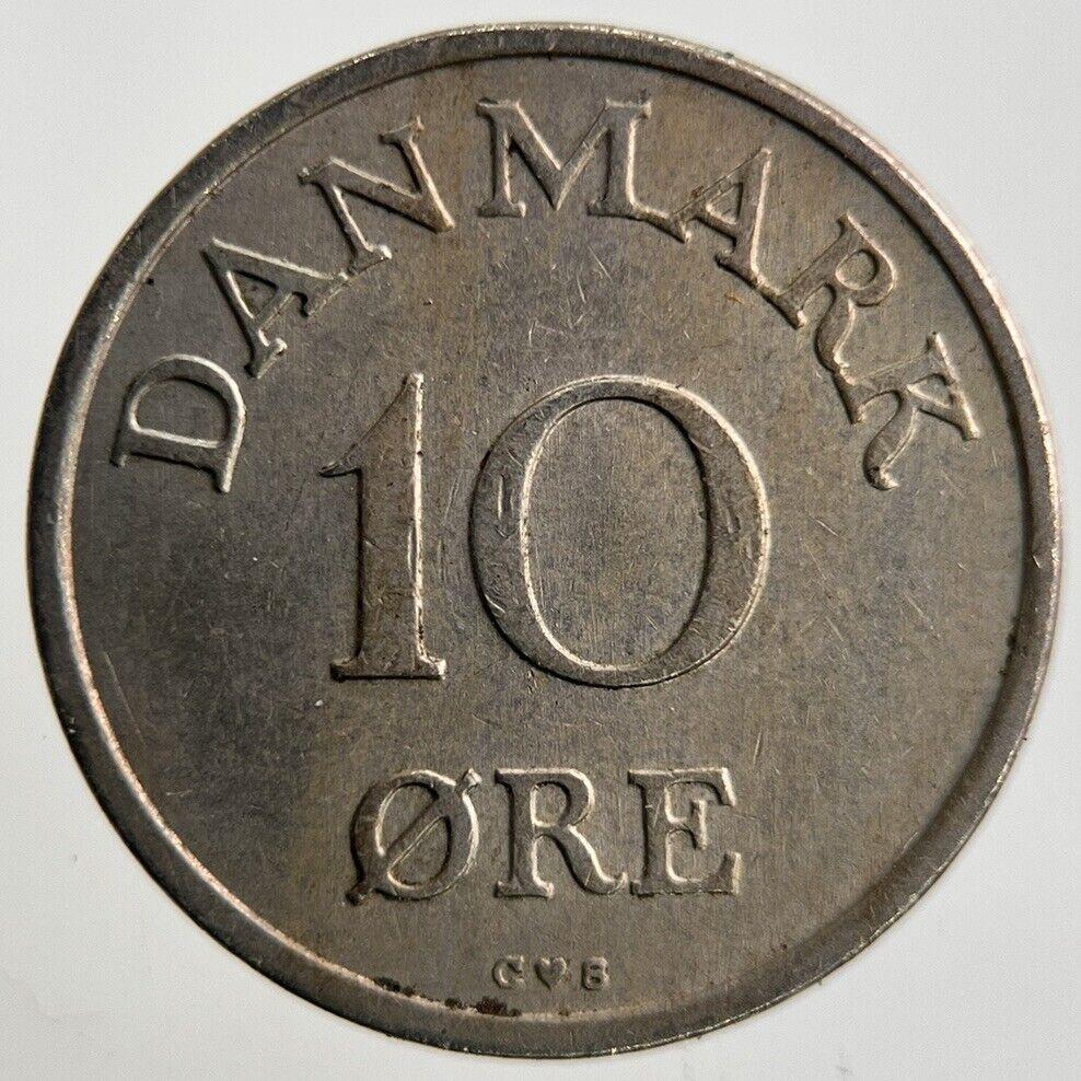 1957 Denmark 10 Ore Coin | Fine Collectable Grade