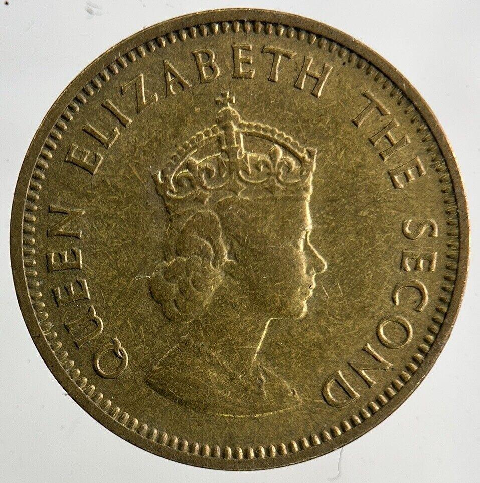 1957 Jersey Brass 1/4th One Fourth Of A Shilling Coin | Fine Collectable Grade