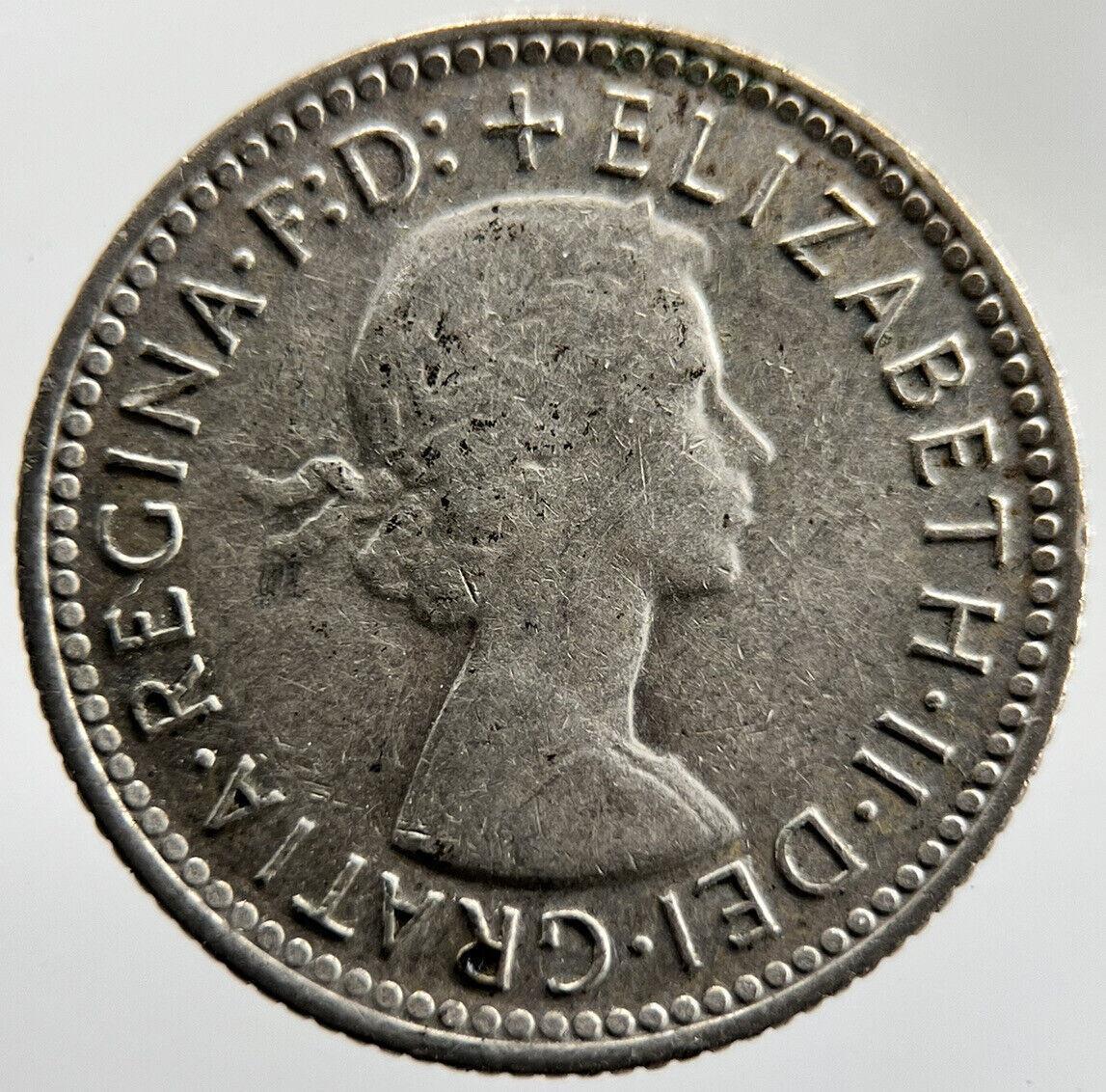 1957 Sixpence Australia Silver Coin | Fine Collectable Grade | a1616