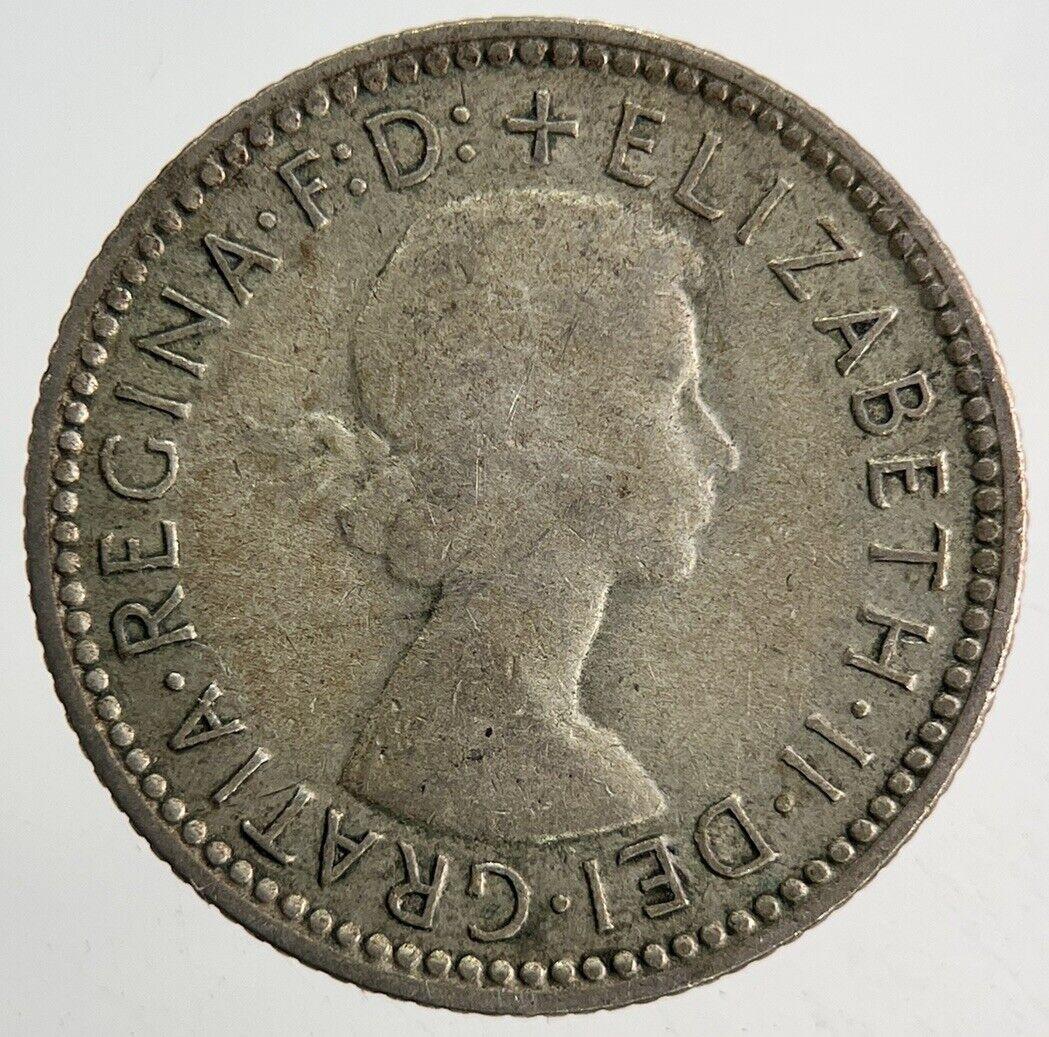 1958 Australia Sixpence Silver Coin | Fine Collectable Grade