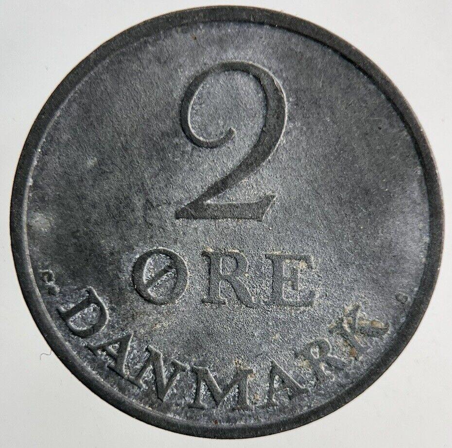 1958 Denmark 2 Ore Coin | Fine Collectable Grade