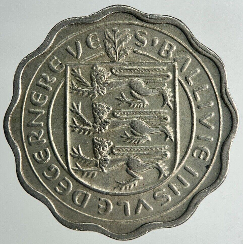 1959 Guernsey 3p Three-Pence Coin | Fine Collectable Grade