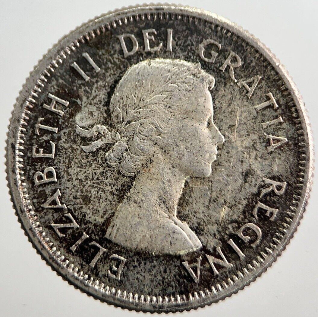 1959 Canada 25 Cents Silver Coin | Fine Collectable Grade | a7252