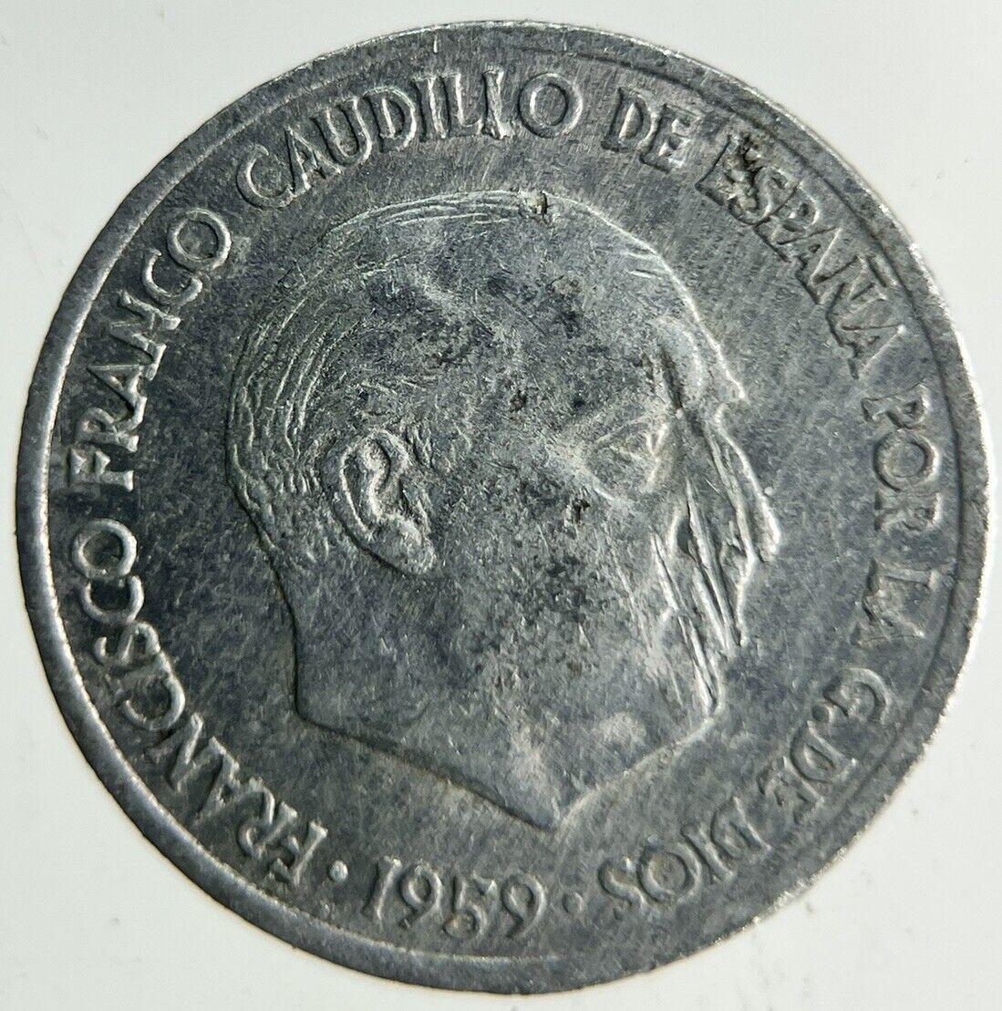 1959 Spain 10 Centimos Coin | Fine Collectable Grade