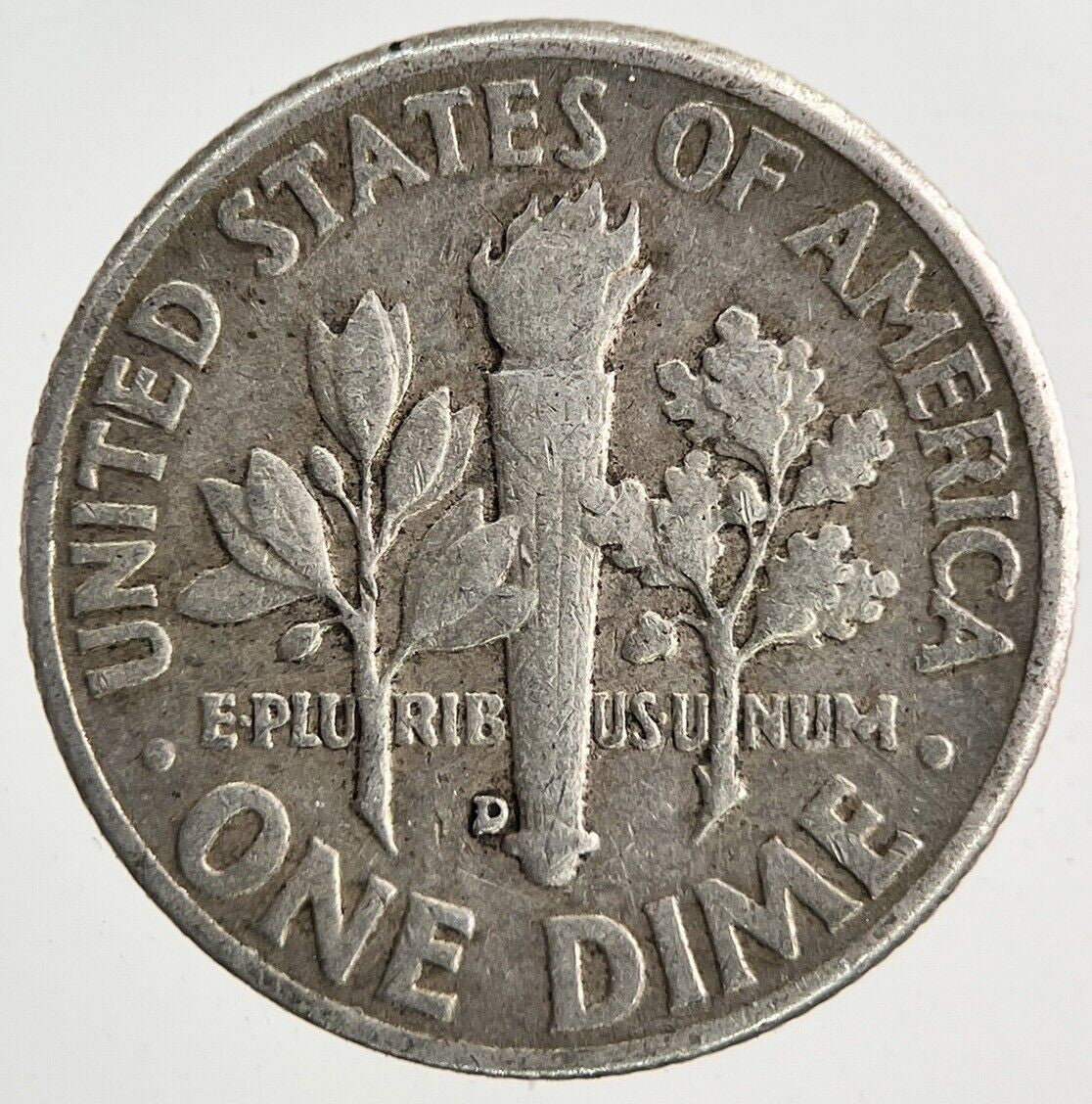 1959-D US USA Roosevelt Silver Dime Coin | Fine Collectable Grade