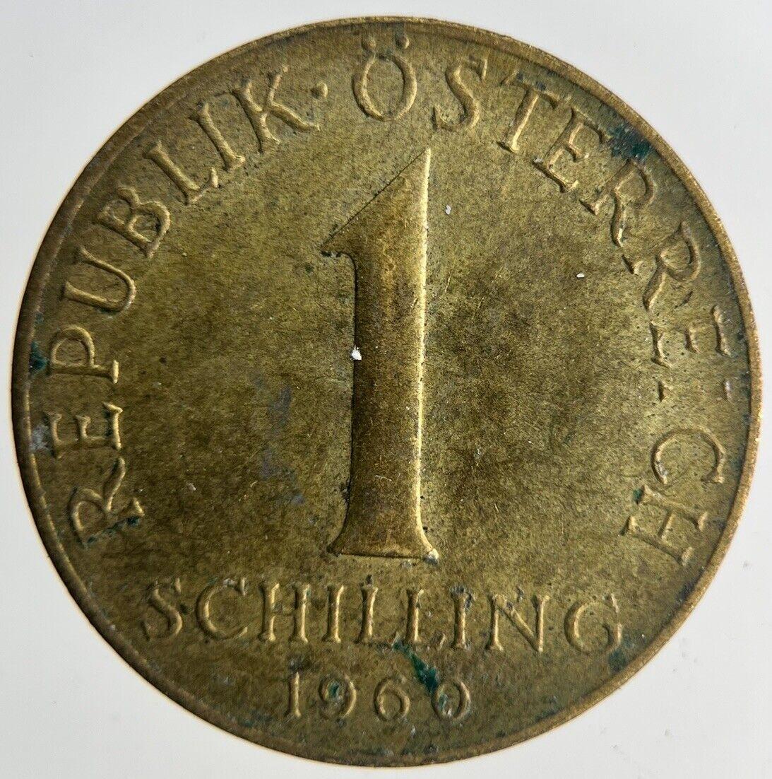 1960 Austria 1 Schilling Coin | Fine Collectable Grade