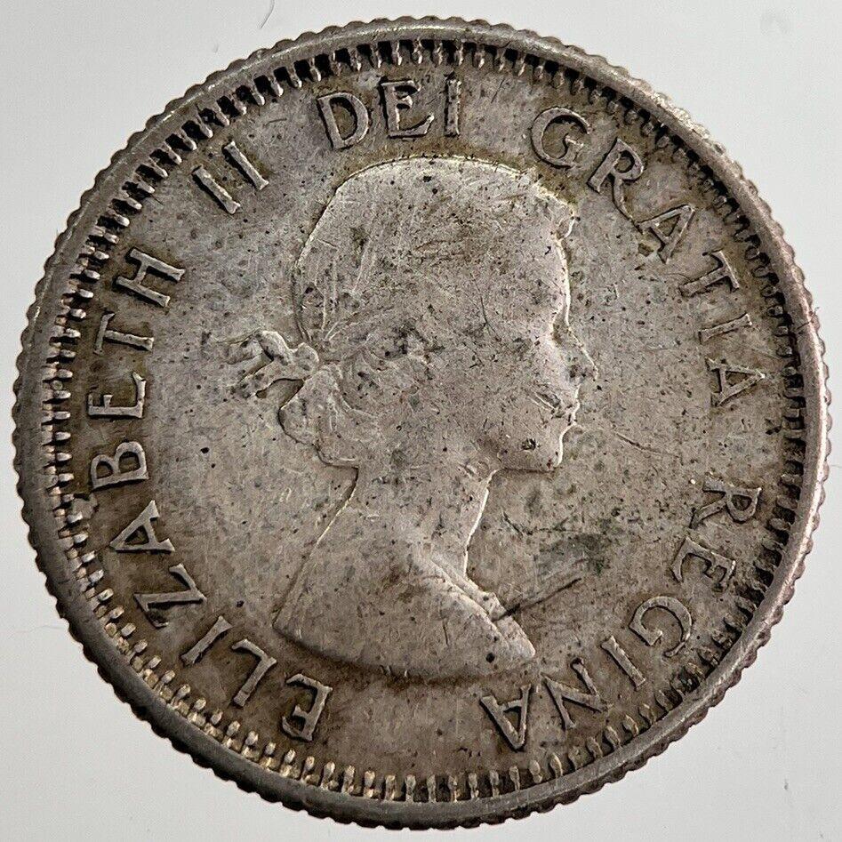 1960 Canada 10 Cents Silver Coin | Fine Collectable Grade | a8940