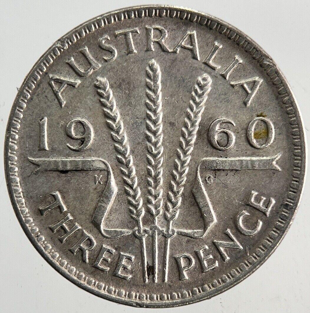 1960 Australia Threepence Silver Coin | Very High Grade