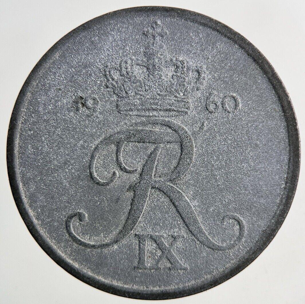 1960 Denmark 5 Ore Coin | Fine Collectable Grade