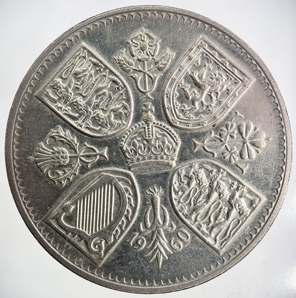 1960 Elizabeth II 2nd One Crown Coin | Very High Grade