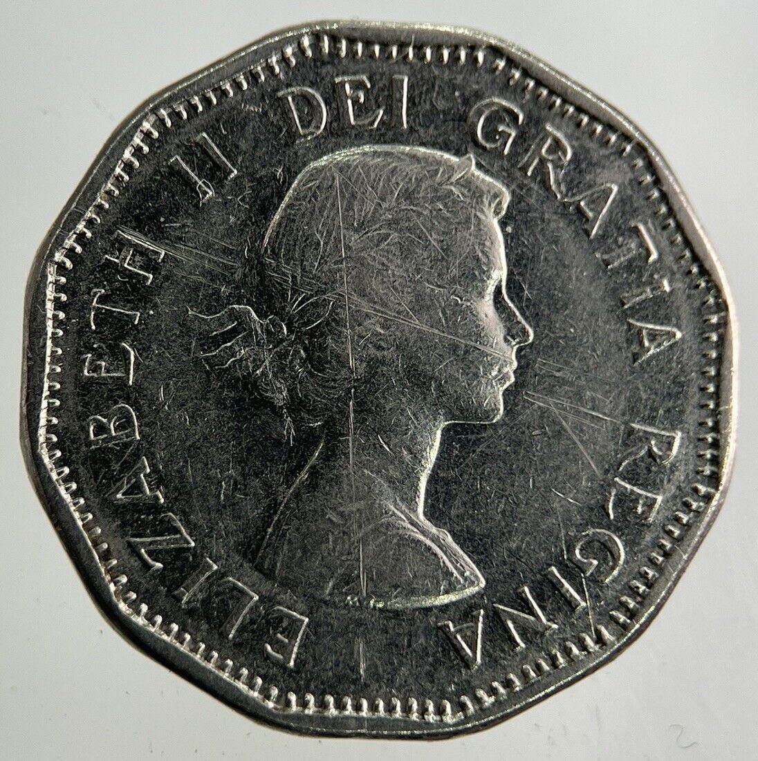 1960 Canada 5 Cents Coin | Fine Collectable Grade