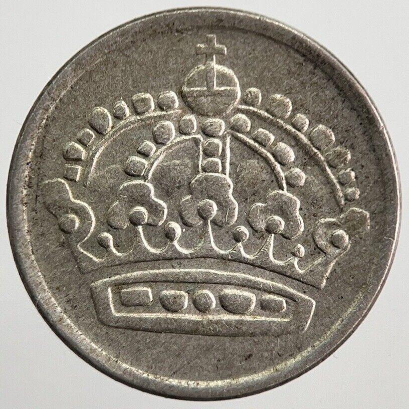 1960 Sweden 10 Ore Silver Coin | Fine Collectable Grade | a7834