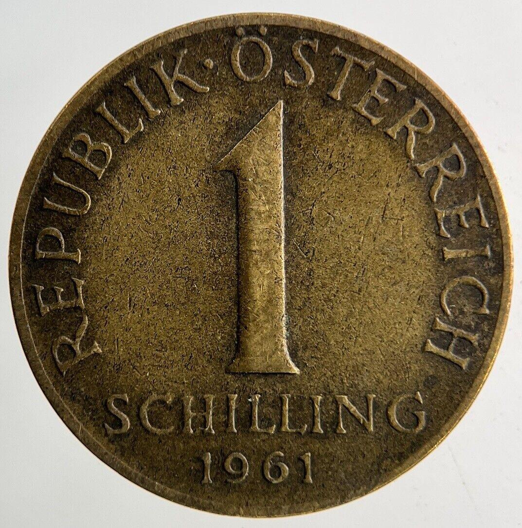 1961 Austria 1 Schilling Coin | Fine Collectable Grade
