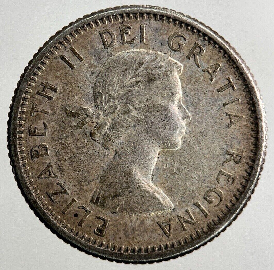 1961 Canada 10 Cents Silver Coin | Fine Collectable Grade