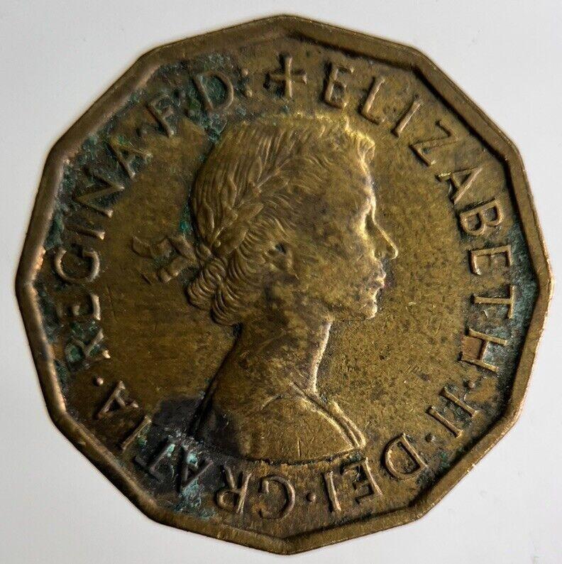 1961 Elizabeth II Brass Threepence Coin | Fine Collectable Grade