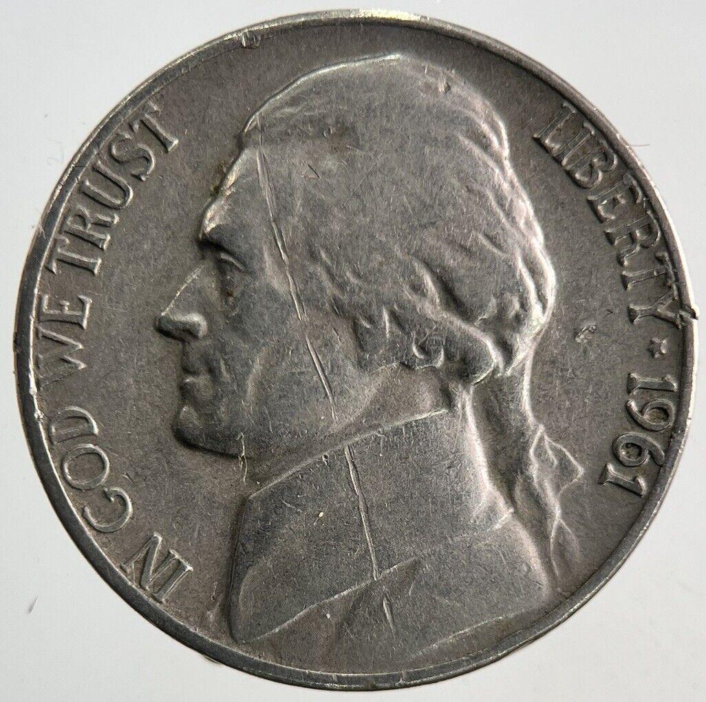1961 US USA Nickel Coin | Fine Collectable Grade