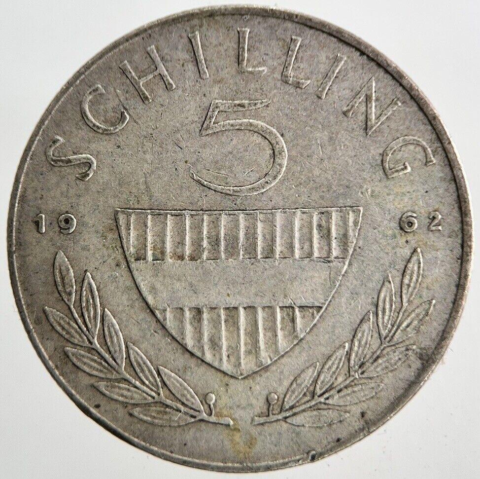 1962 Austria 5 Schilling Silver Coin | Fine Collectable Grade