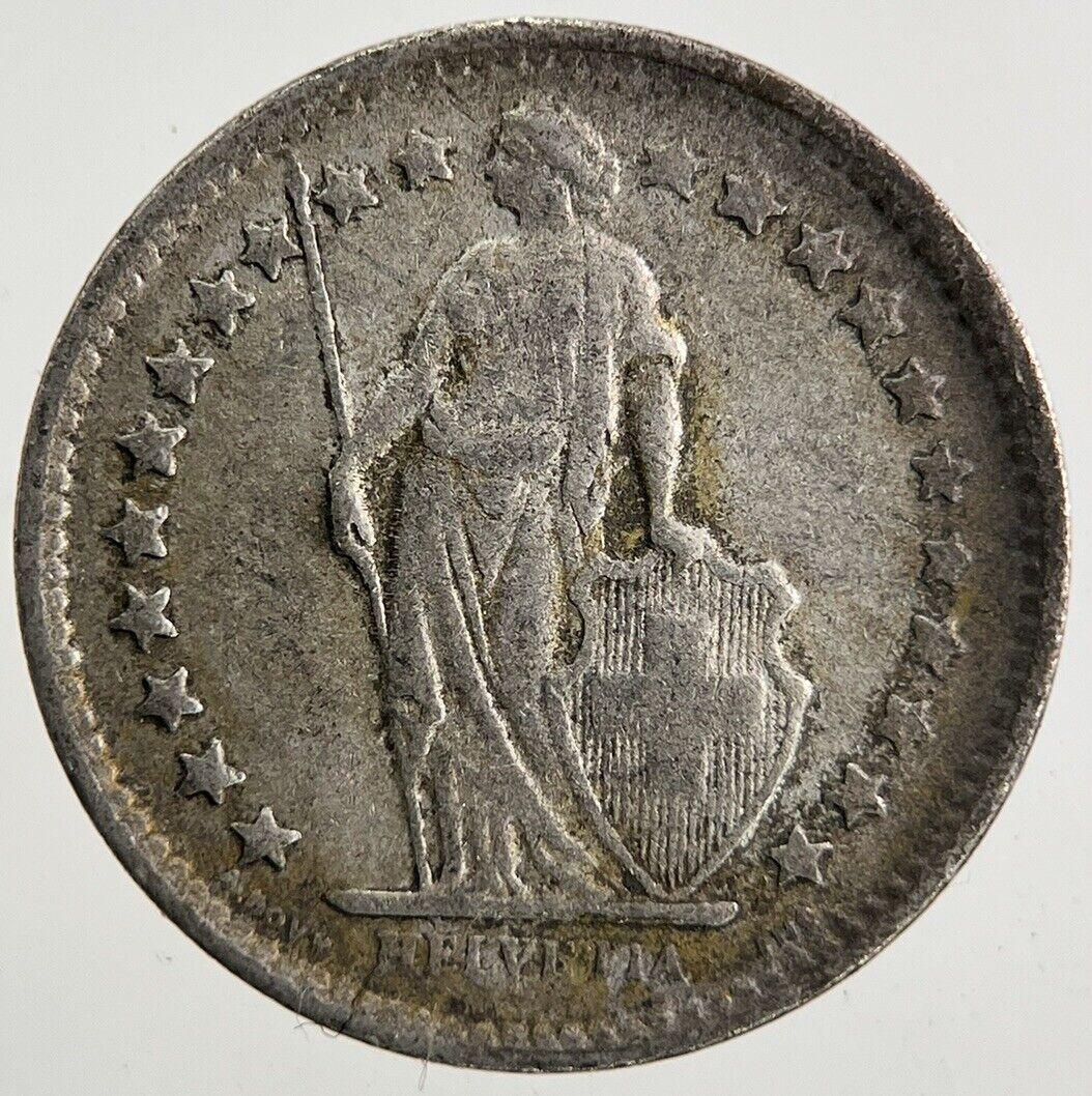 1961 Switzerland Swiss 1/2 Half Franc Silver Coin | Fine Collectable Grade