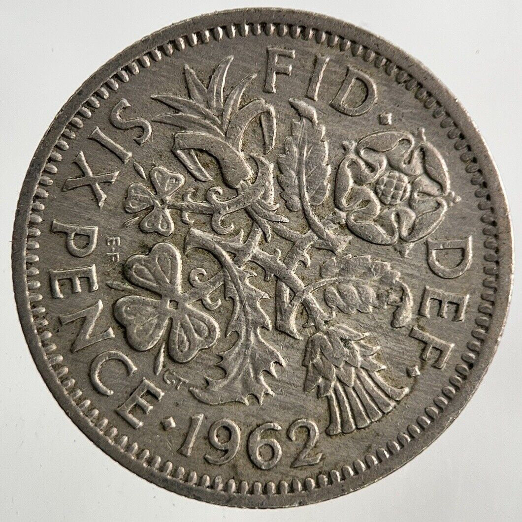 1962 Elizabeth II 2nd Sixpence Coin | Fine Collectable Grade