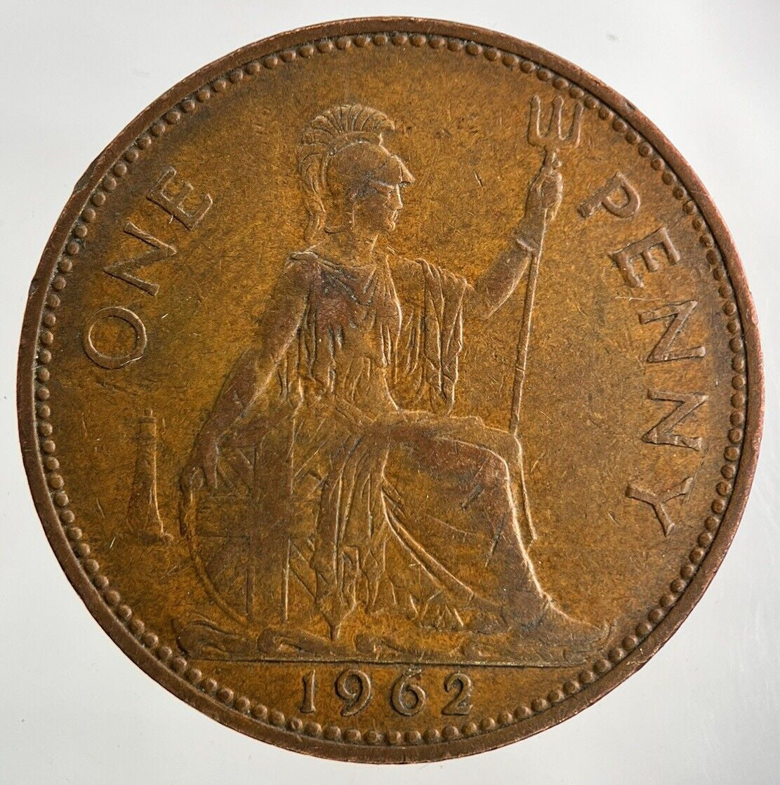 1962 Elizabeth II 2nd One Penny Coin | Fine Collectable Grade