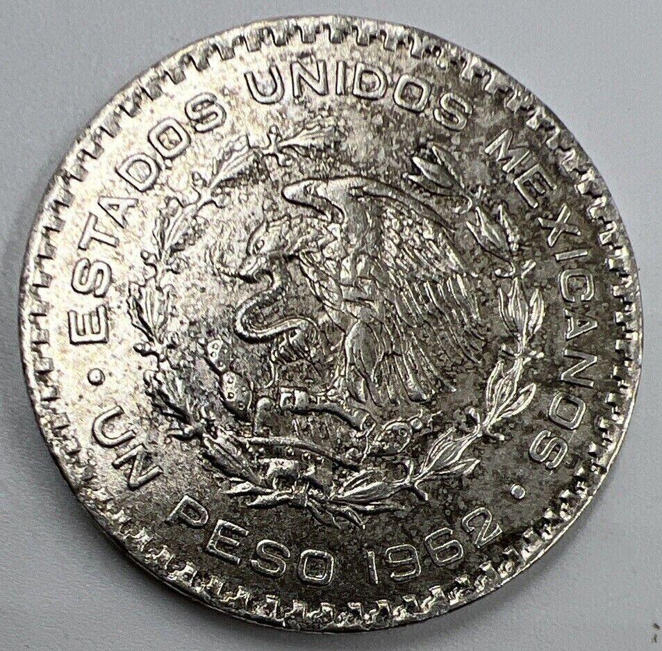 1962 Mexico One Peso Silver Coin | Fine Grade | a129
