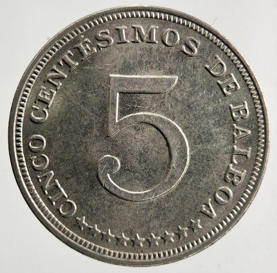 1962 Panama 5 Centesimos Balboa Coin | Very High Grade