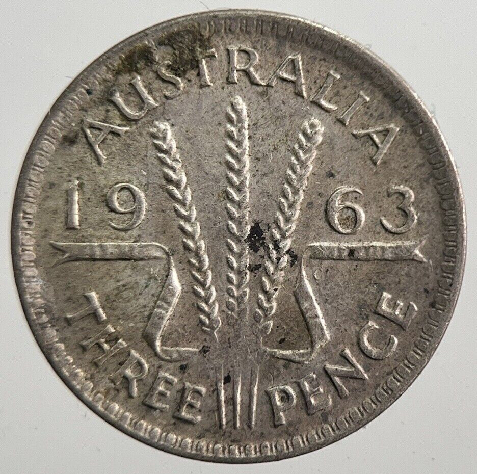 1963 Australia Threepence Silver Coin | Collectable Grade | a7750