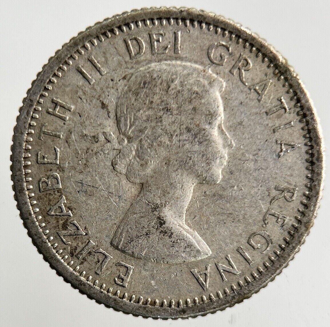 1963 Canada 10 Cents Silver Coin | Fine Collectable Grade