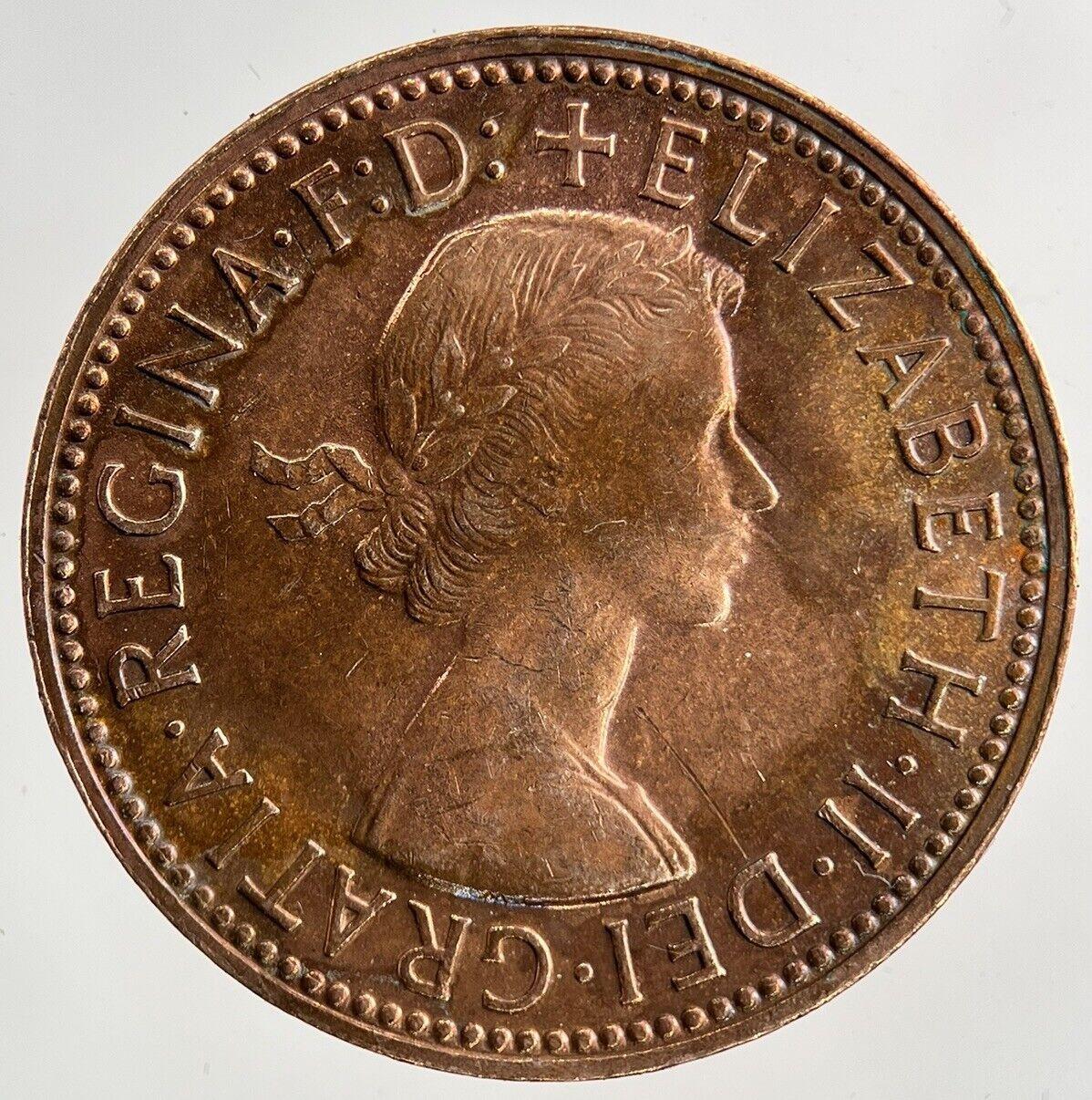 1963 Australia Half-Penny Coin | Fine Collectable Grade