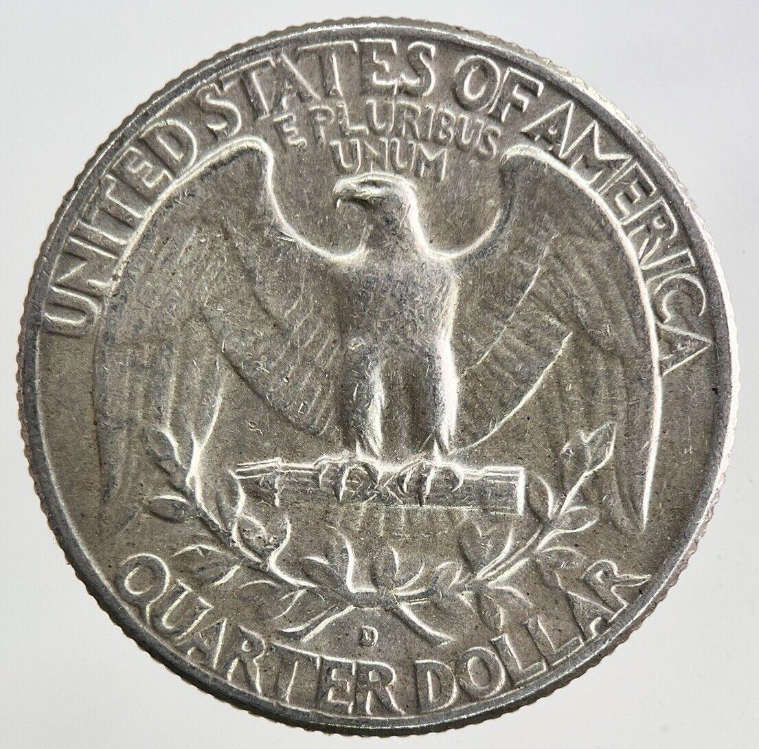 1962-D US USA Quarter Dollar Silver Coin | Very High Grade