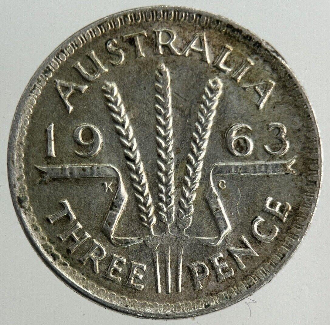 1963 Australia Threepence Silver Coin | Very High Grade