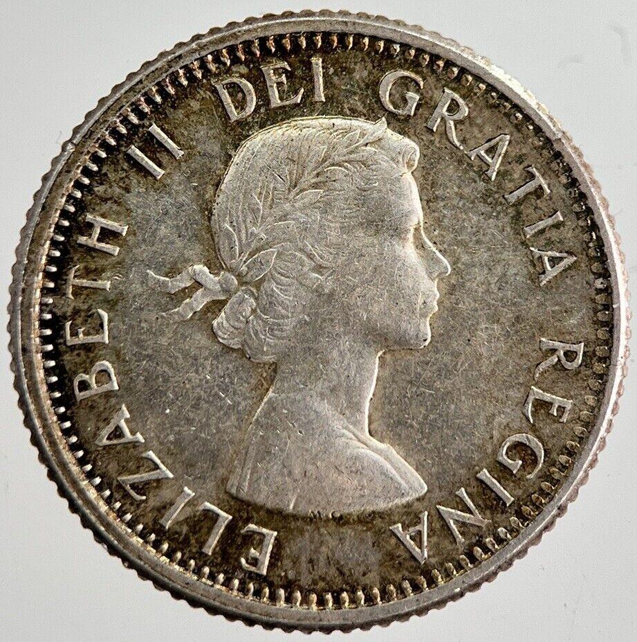 1963 Canada 10 Cents Silver Coin | Fine Collectable Grade | a8939