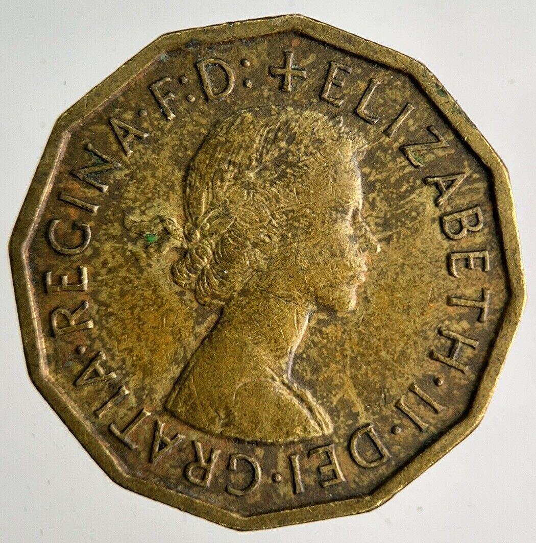 1963 Elizabeth II Brass Threepence Coin | Collectable Grade