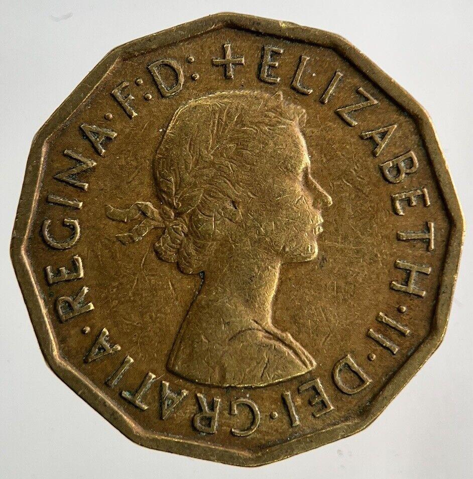 1963 Elizabeth II 2nd Brass Threepence Coin | Fine Collectable Grade