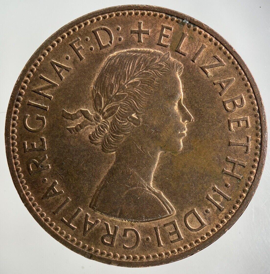 1963 Elizabeth II 2nd One Penny Coin | Very High Grade