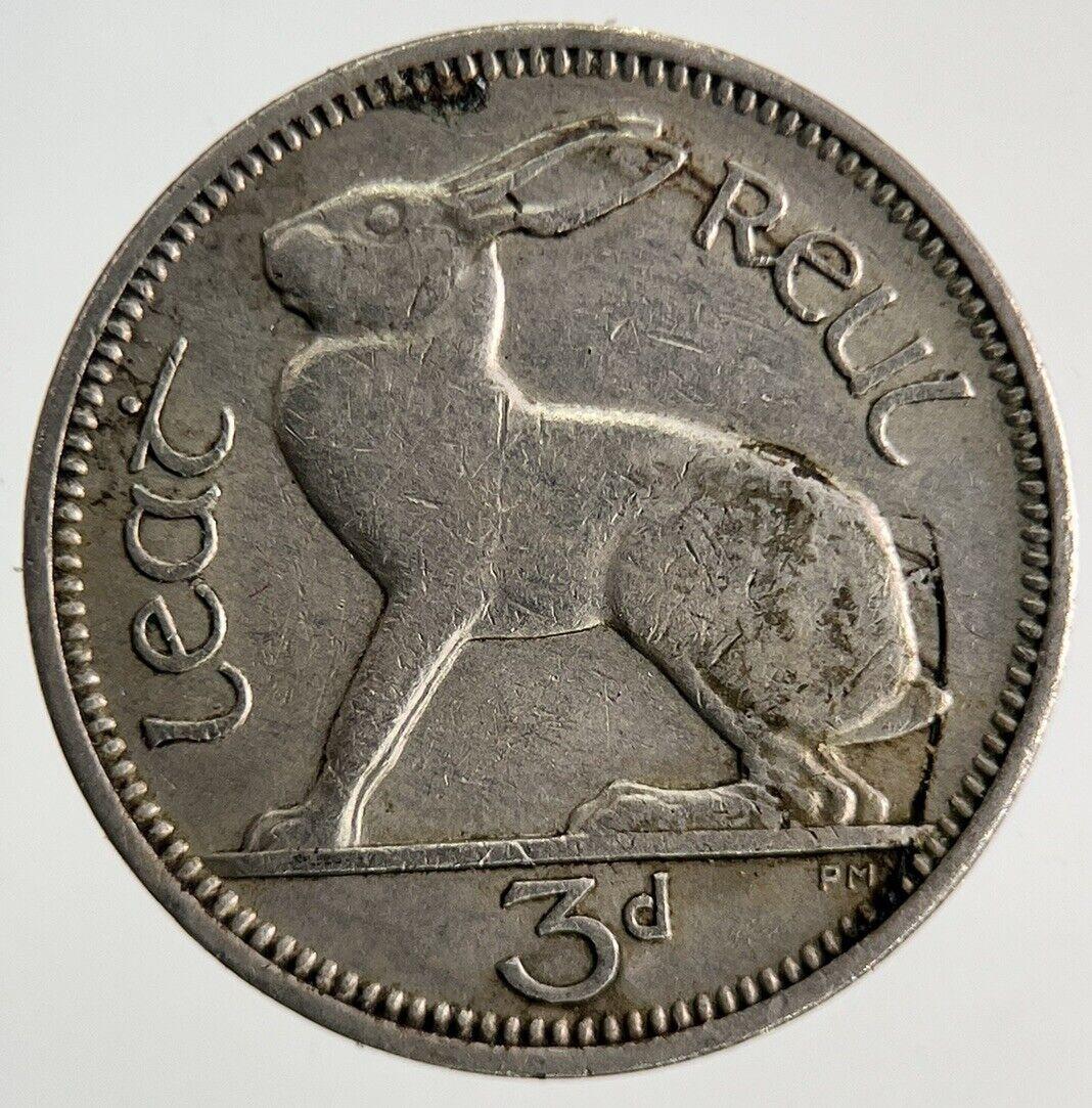 1963 Irish Threepence Rabbit Coin | Fine Collectable Grade