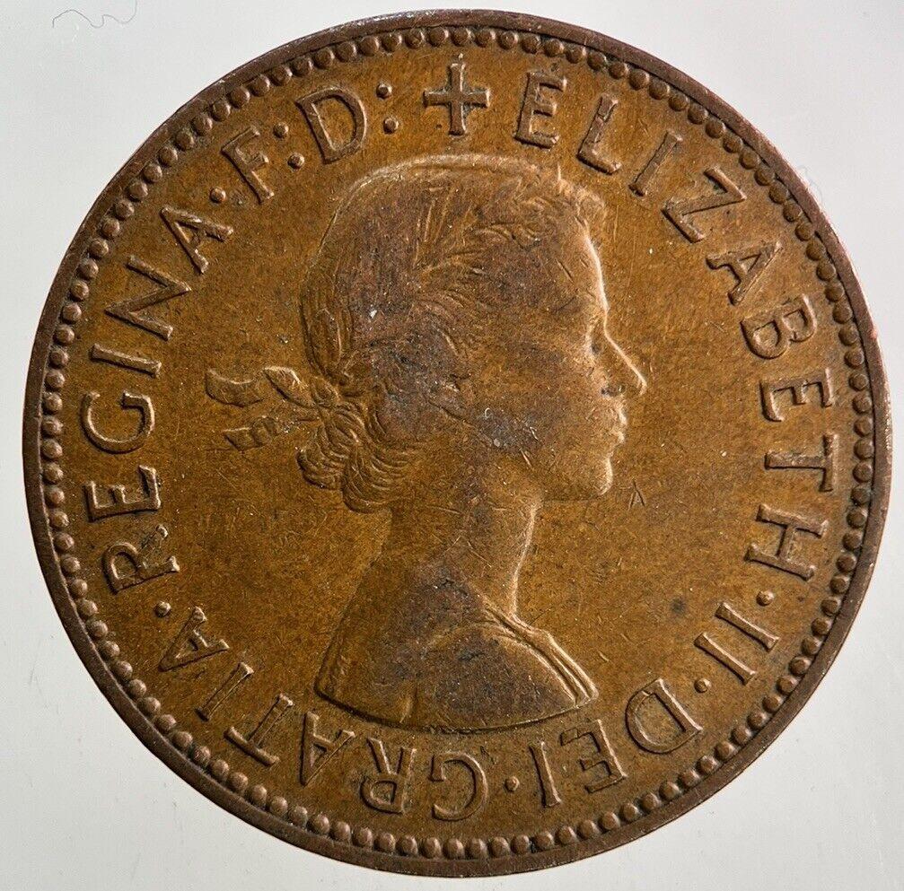 1964 Elizabeth II 2nd Half-Penny Coin | Very High Grade