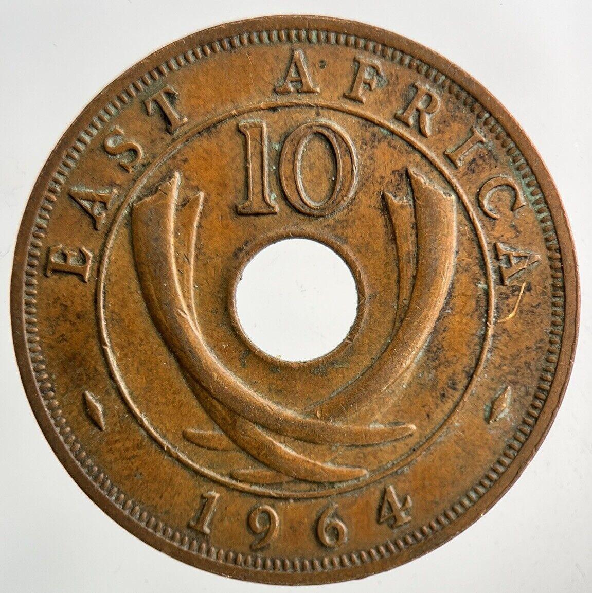 1964 East Africa 10 Cents Coin | Fine Collectable Grade