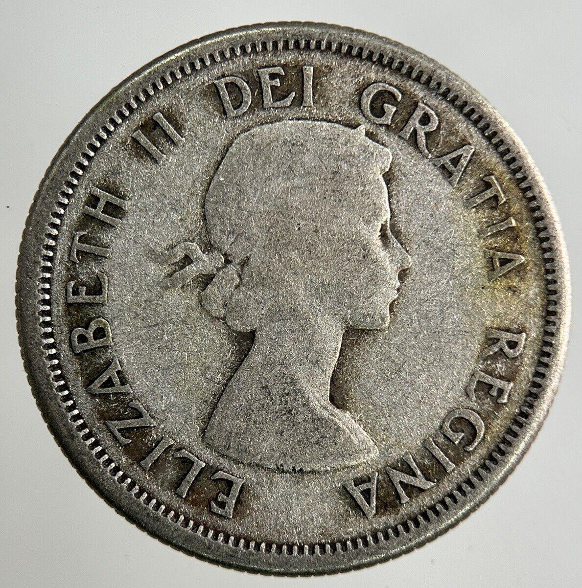 1964 Canada 25 Cents Silver Coin | Fair Grade