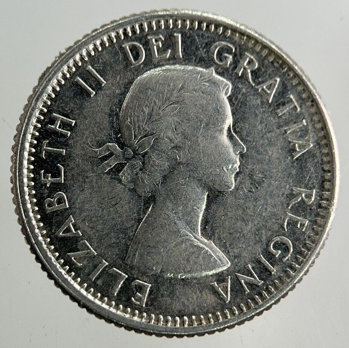 1964 Canada 10 Cents Silver Coin | Fine Collectable Grade