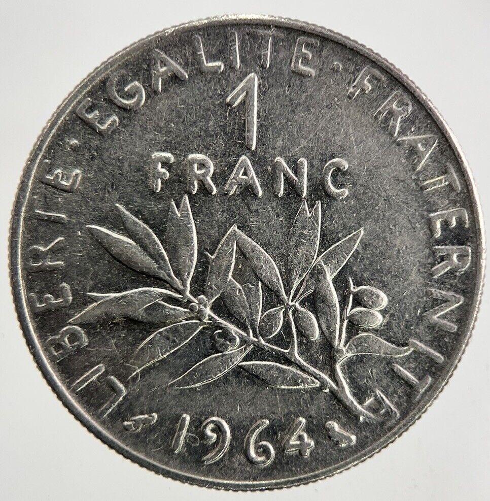 1964 France 1 Franc Coin | Fine Collectable Grade