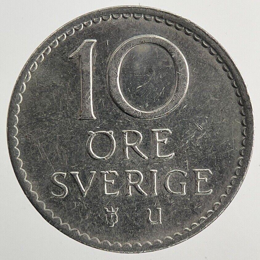 1964 Sweden 10 Ore Coin | Very High Grade