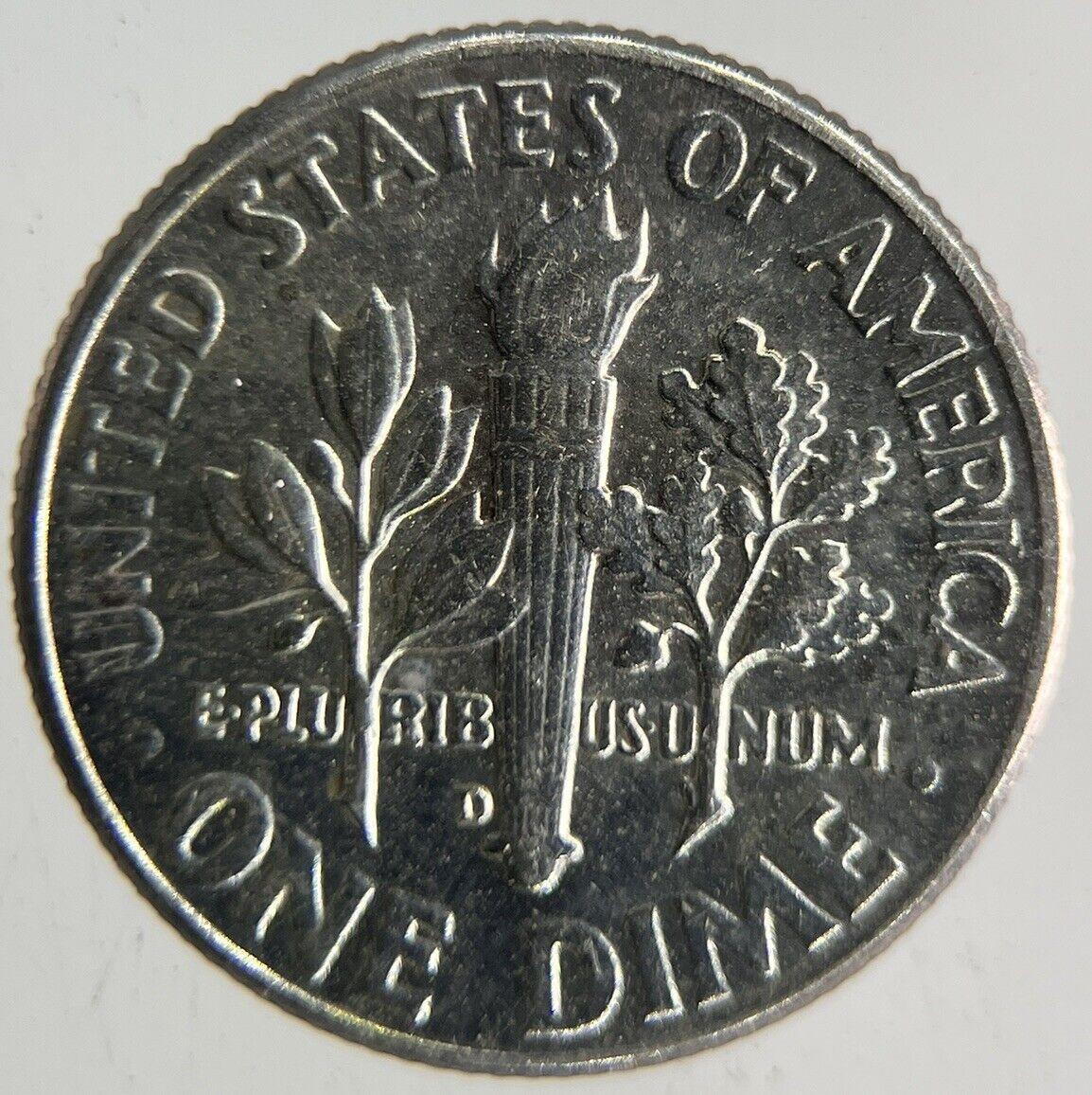 1964-D US USA Roosevelt Dime Silver Coin | Fine Collectable Grade