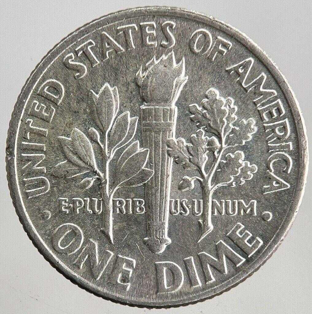 1964 US USA Roosevelt One Dime Silver Coin | Very High Grade