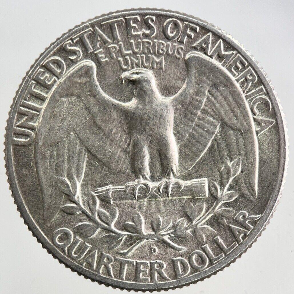 1964-D US USA Quarter Dollar Silver Coin | Very High Grade