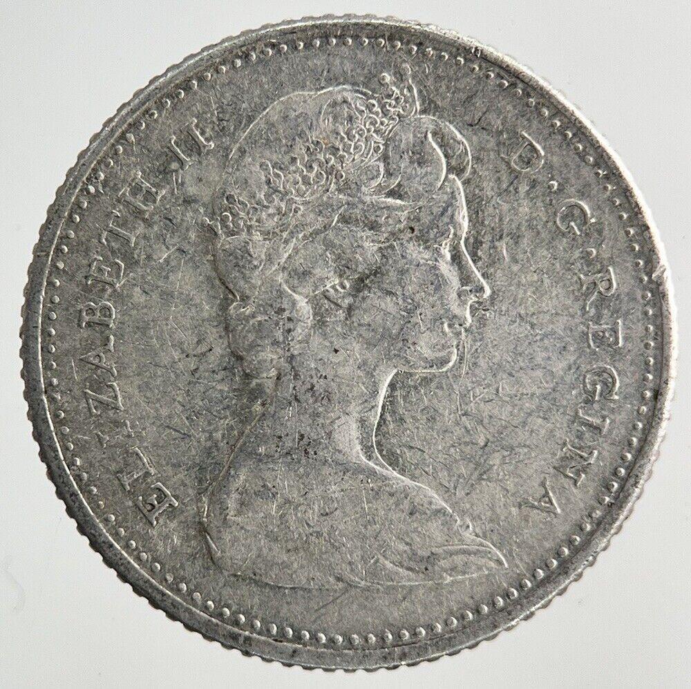 1965 Canada 10 Cents Silver Coin | Fine Collectable Grade