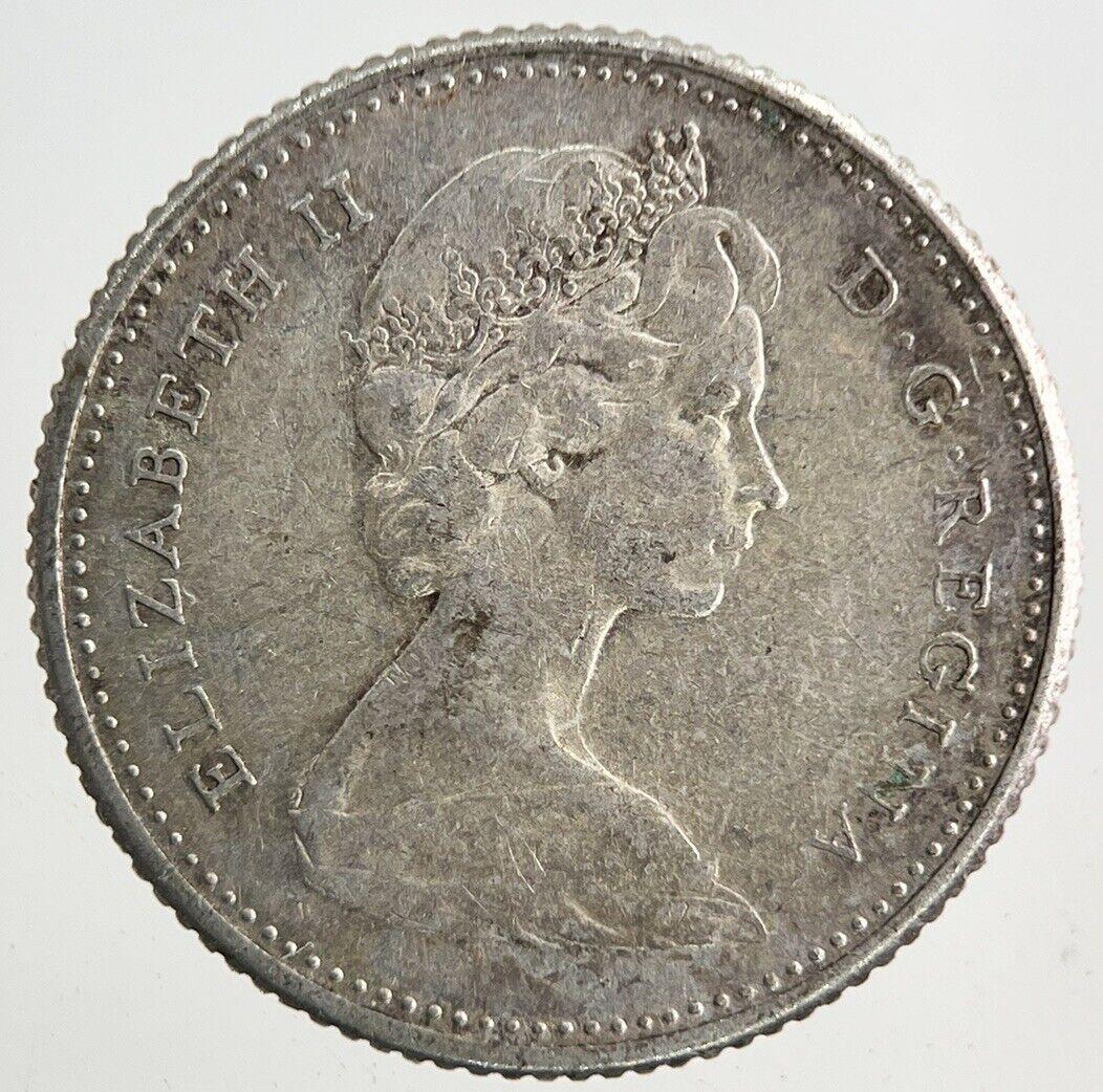 1965 Canada 10 Cents Silver Coin | Fine Collectable Grade