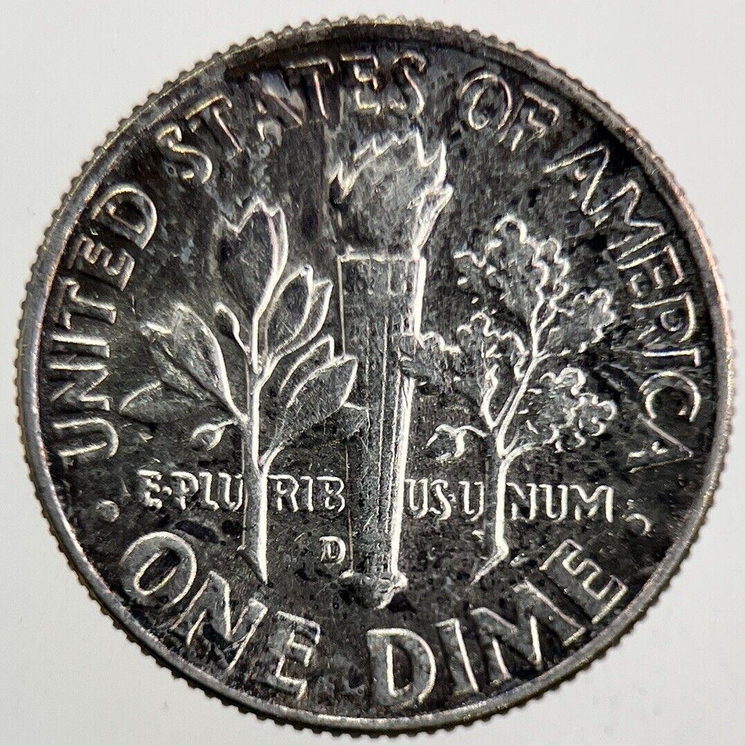 1964-D US USA Roosevelt One Dime Silver Coin | Very High Grade