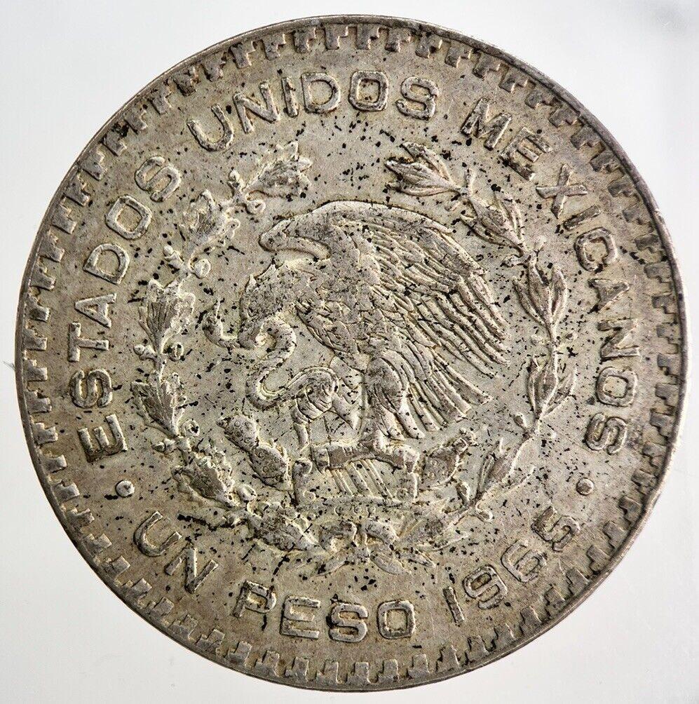 1965 Mexico Un 1 Peso Silver Coin | Very High Grade