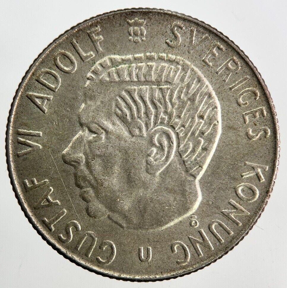 1965 Sweden 1 Krona Silver Coin | Fine Collectable Grade